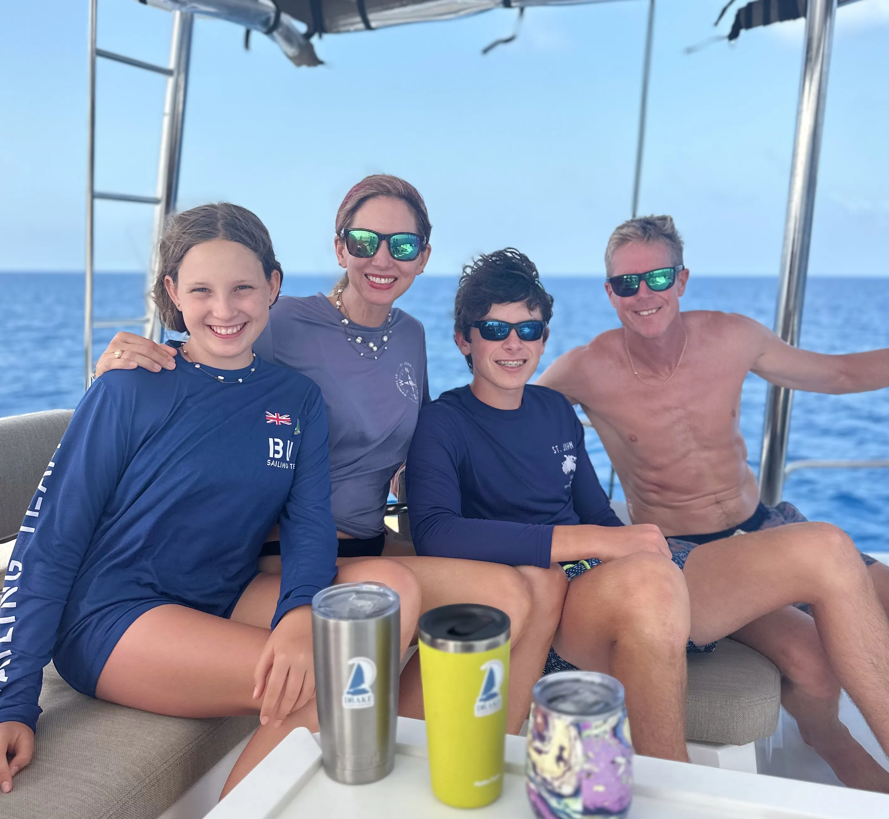 The Drake family — Matt, Megan, Mason, and Merritt